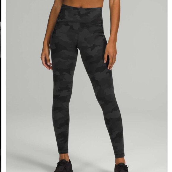 Lululemon Swift Speed High-Rise Brushed Tight 28" Heritage 365 Camo Deep Coal Mu - Picture 2 of 9